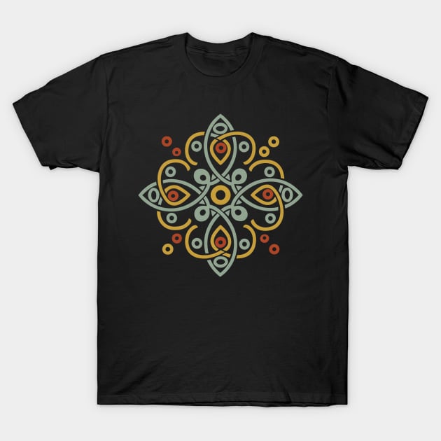 Nordic Folk Art, Celtic Tribal T-Shirt by craftydesigns